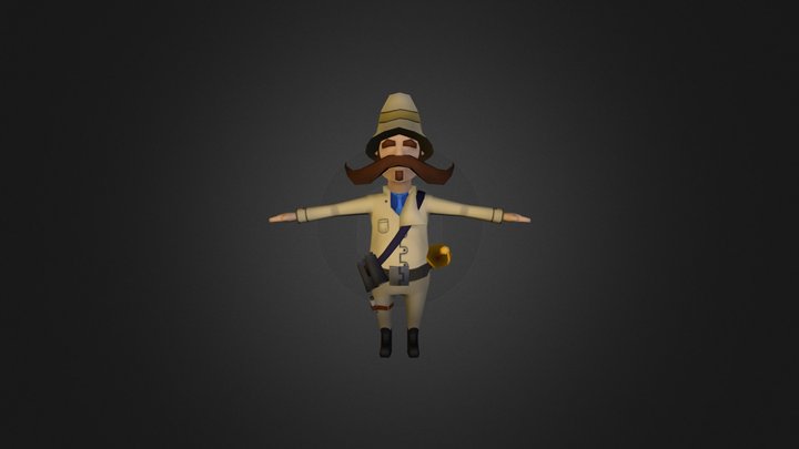 Hero Character 3D Model