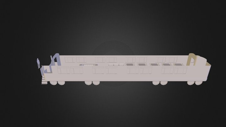 Train Comp 1b 3D Model