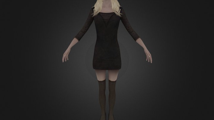 Girl 2 3D Model