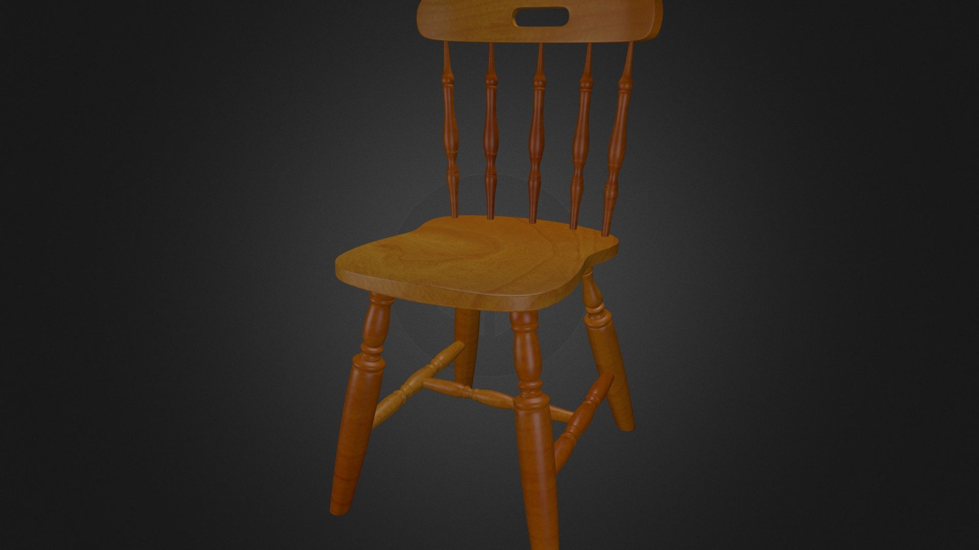 Kitchen Chair - 3D model by RobertLech [iXErXoX] - Sketchfab