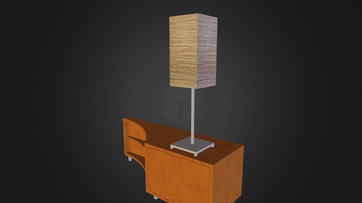 Apparatuurmeubel 3D Model