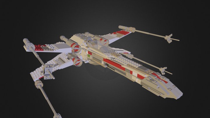 LEGO X-Wing 3D Model