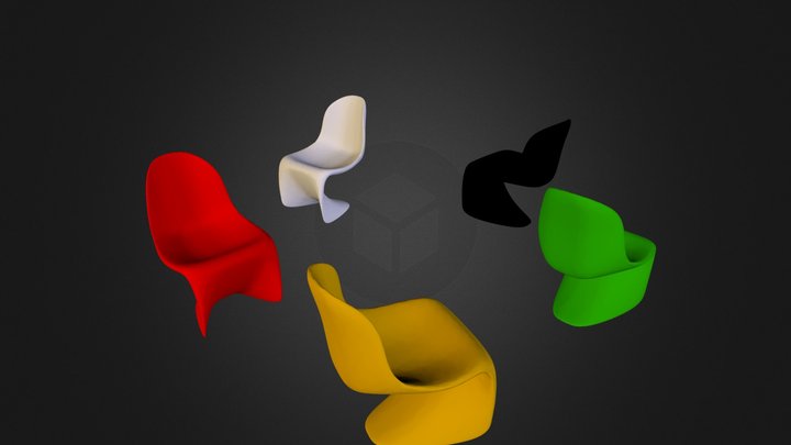 Panton Chair ok.3DS 3D Model