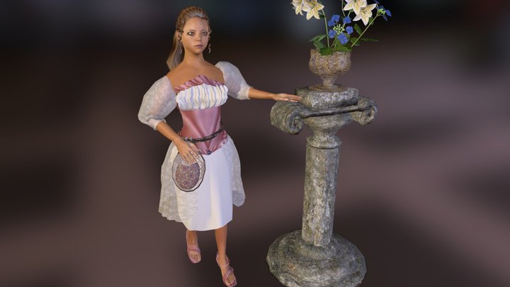 pochetgirl-lily2.zip 3D Model