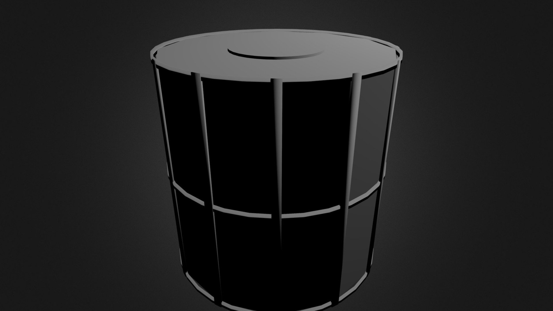Crystal Fuel Tank (Top & Bottom Attached) 3D model by Yorik