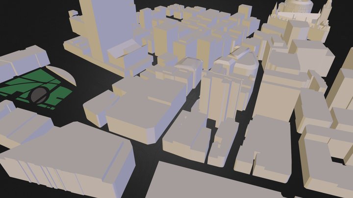 Manchester City Centre 3D Model