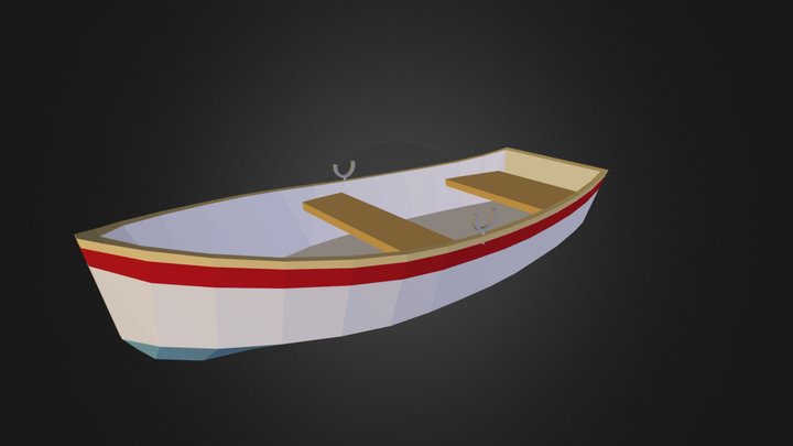 Rowing Boat 3D Model