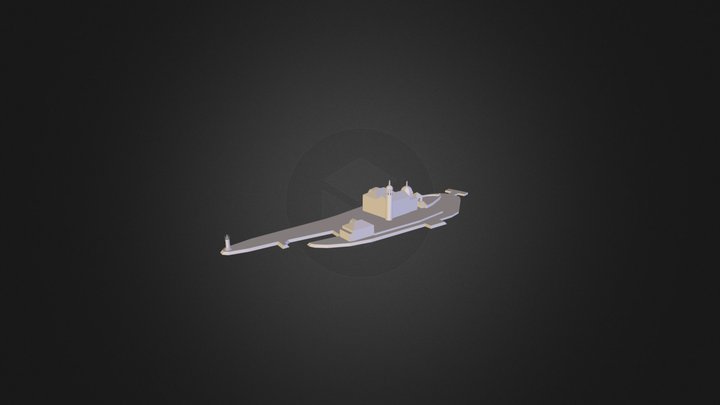 Notre-Dame du Rocher - Perast 3D Model