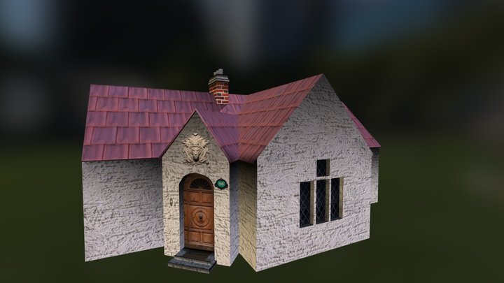 House Texture with Bump 3D Model