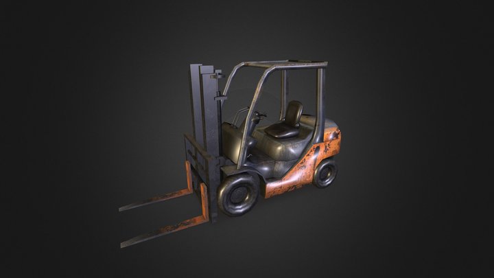 Forklift 3D Model