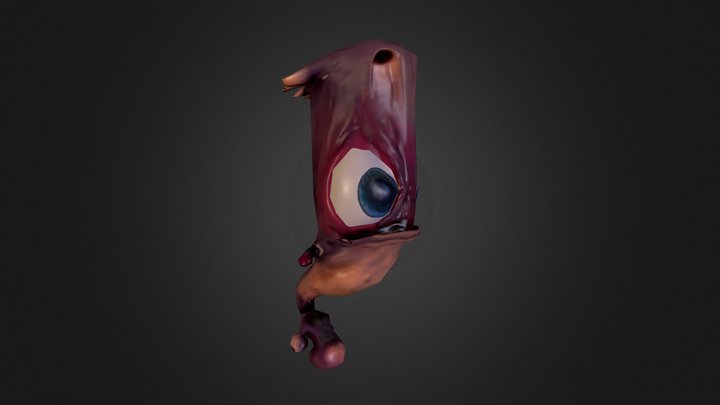 Abes Oddysee Character Concept 3D Model