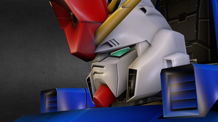 ZZ Gundam 3D Model