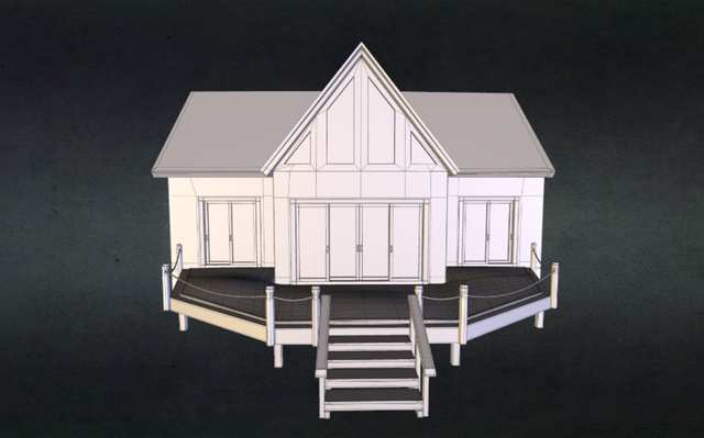 cabin.obj 3D Model