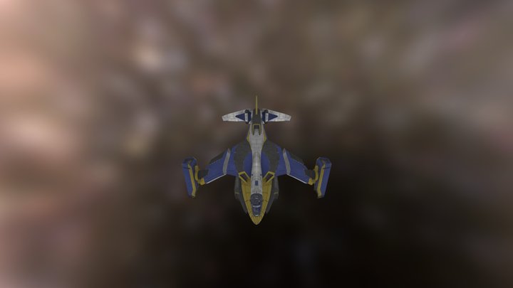 Planetside 2 NC Galaxy aircraft 3D Model
