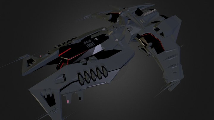 Starship 3D Model