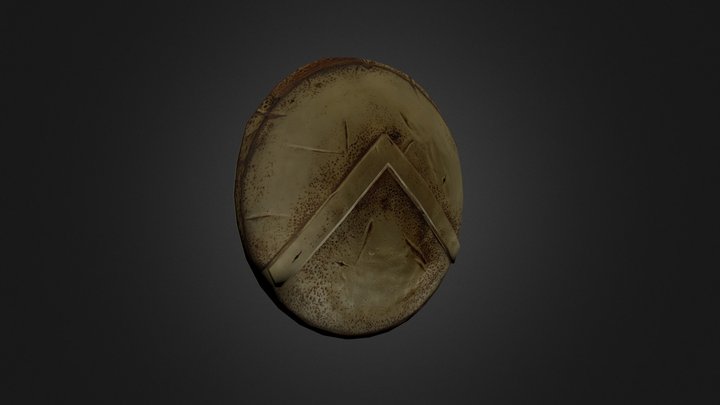 Sparta Shield 3D Model