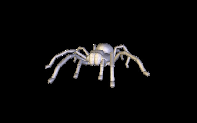 Spider.obj 3D Model