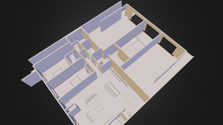 bungalow.3ds 3D Model