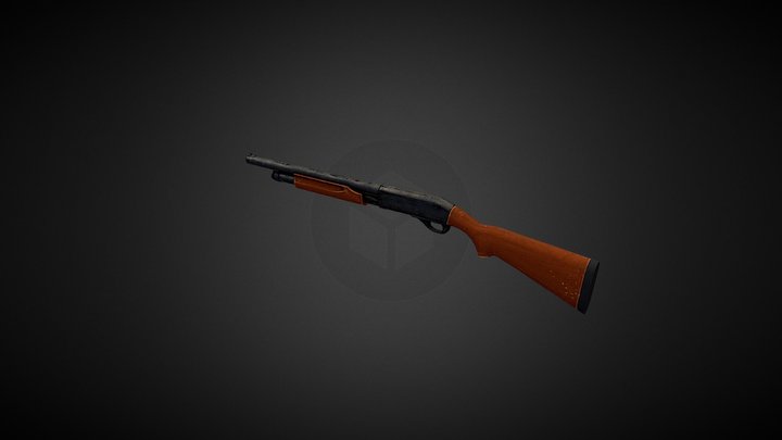 Remington 870, work in progress 3D Model