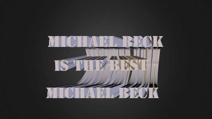 Michael Beck 3D Model