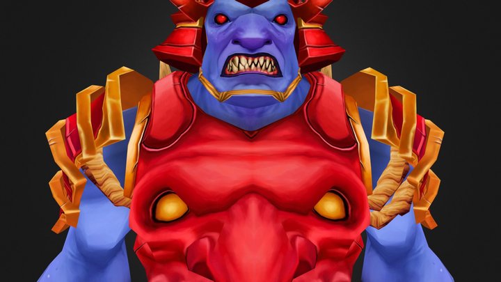 Bishamon (Darkstalkers) Re-Imagined 3D Model