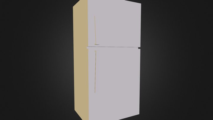 Refrigerator_Simple.dae 3D Model