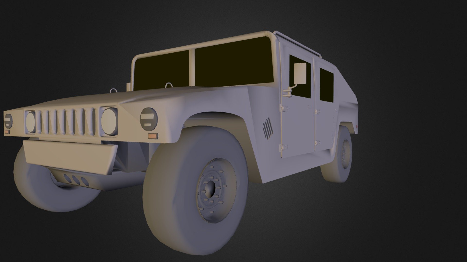 Hummer h2 3d model