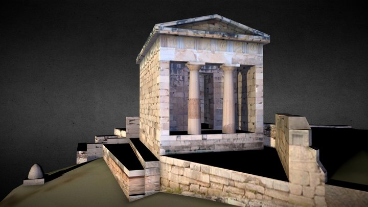 Athenian Treasury, Delphi 3D Model