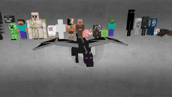minecraft_model_rigged.zip 3D Model