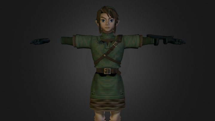 Link, Twilight Princess restoring test 3D Model