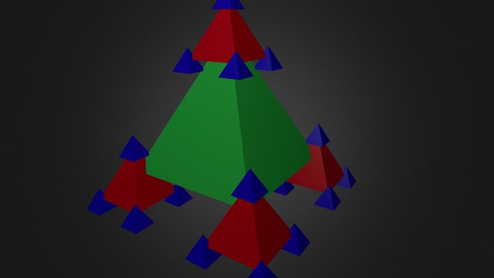 3rd Sq Pyramid Iteration 3D Model