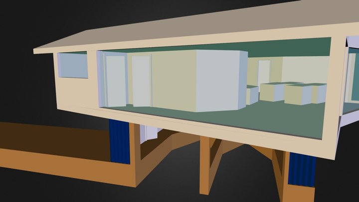 Jetty House 3D Model