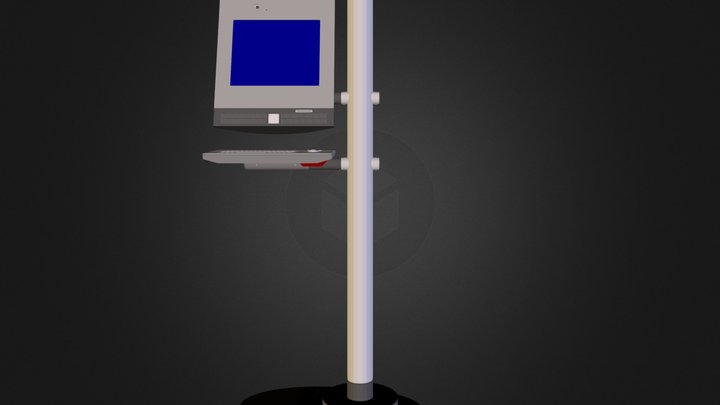 Citykiosk.3ds 3D Model