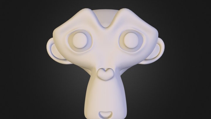 head_monkey_01.obj 3D Model