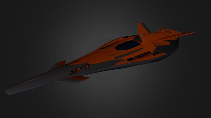Powerboat 3D Model