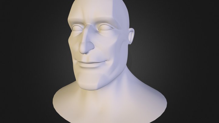 malehead2.blend 3D Model