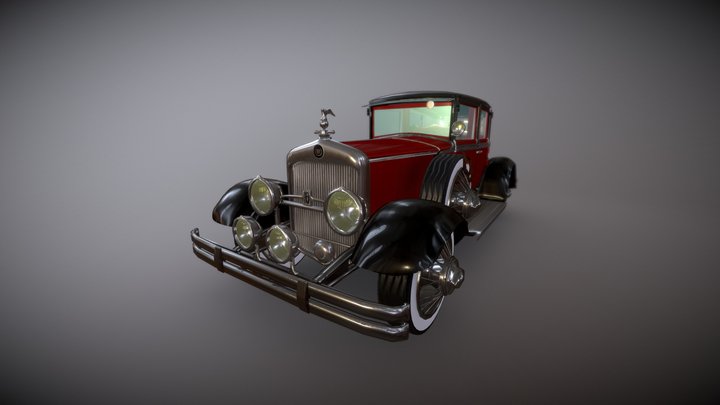 1928er Cadillac 3D Model