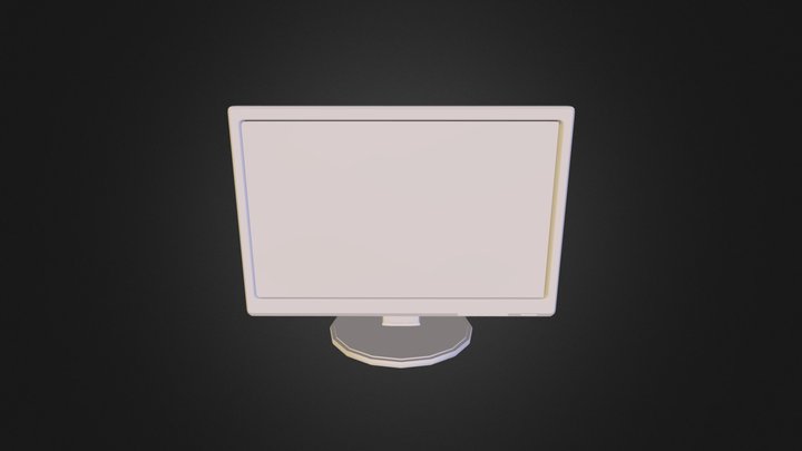 monitor 3D Model