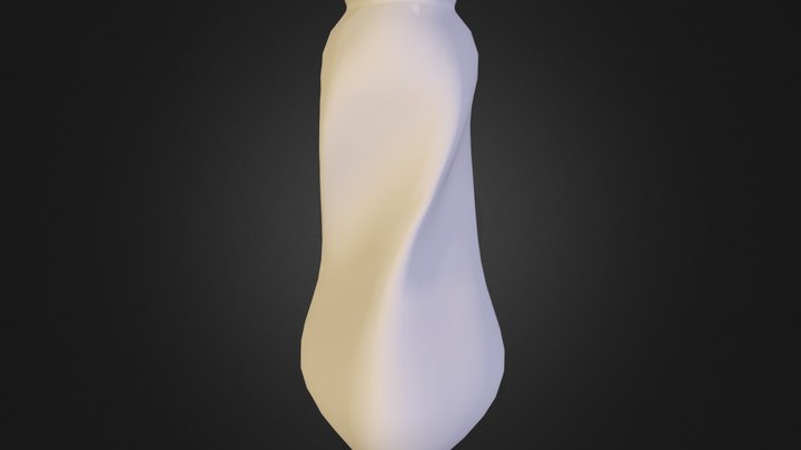 botella yogurt.3DS 3D Model