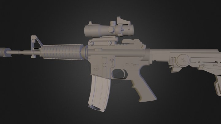 M4 Carbine 3D Model