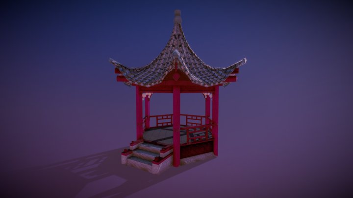 Shinto Shrines 3D Model