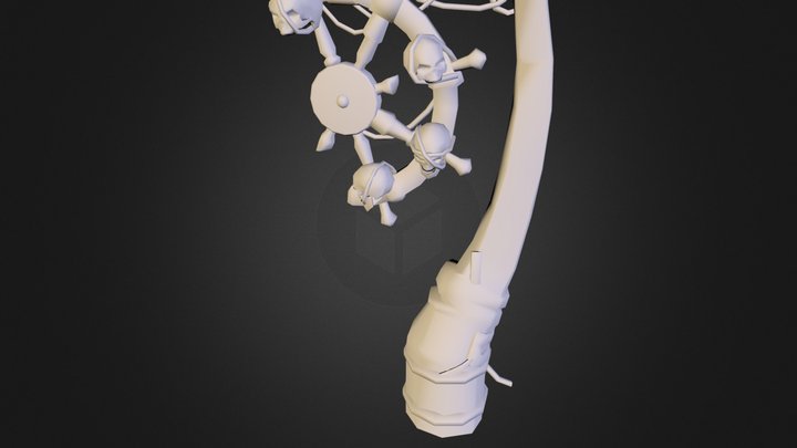 Pirate_Post_LP_Complete_Marmoset.obj 3D Model