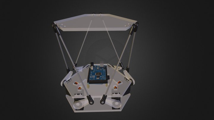 Arduino Stewart Platform 3D Model