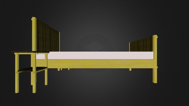 Rusland bed 3D Model
