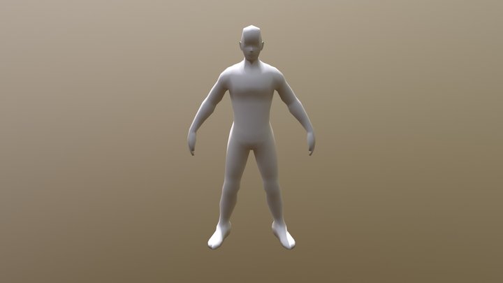 maleHumanBase 3D Model