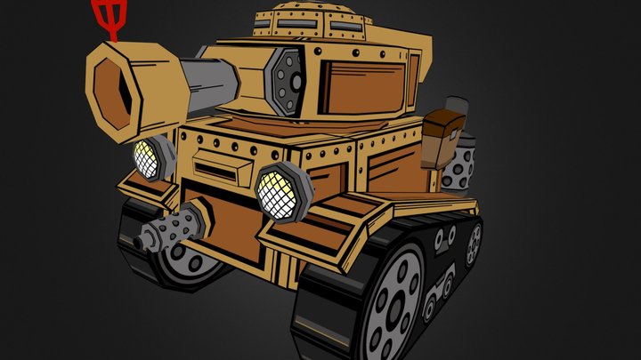 Battle Tank 3D Model