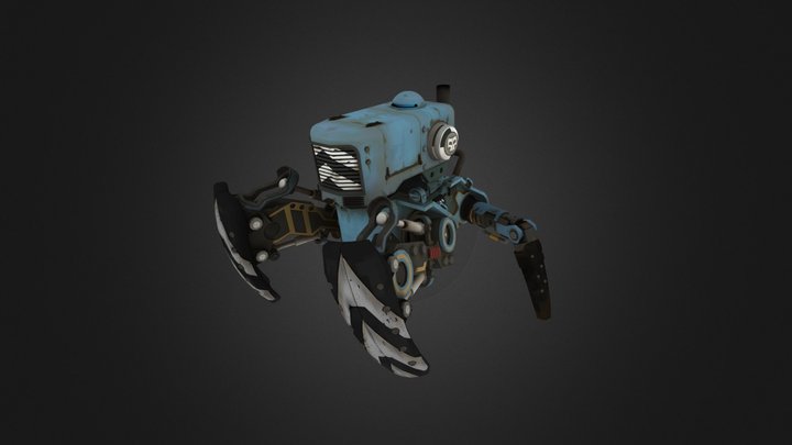 Crab Tank 3D Model