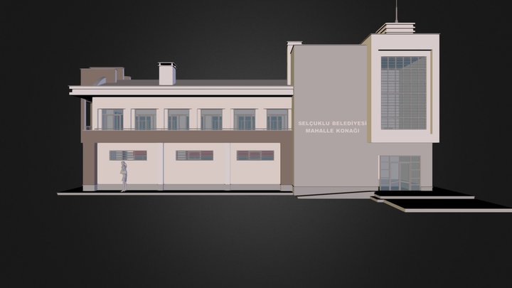 Mahalle Konağı 3D Model