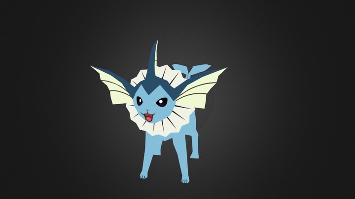 Vaporeon 3D Model
