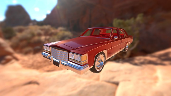 1980 Cadillac WIP 3D Model